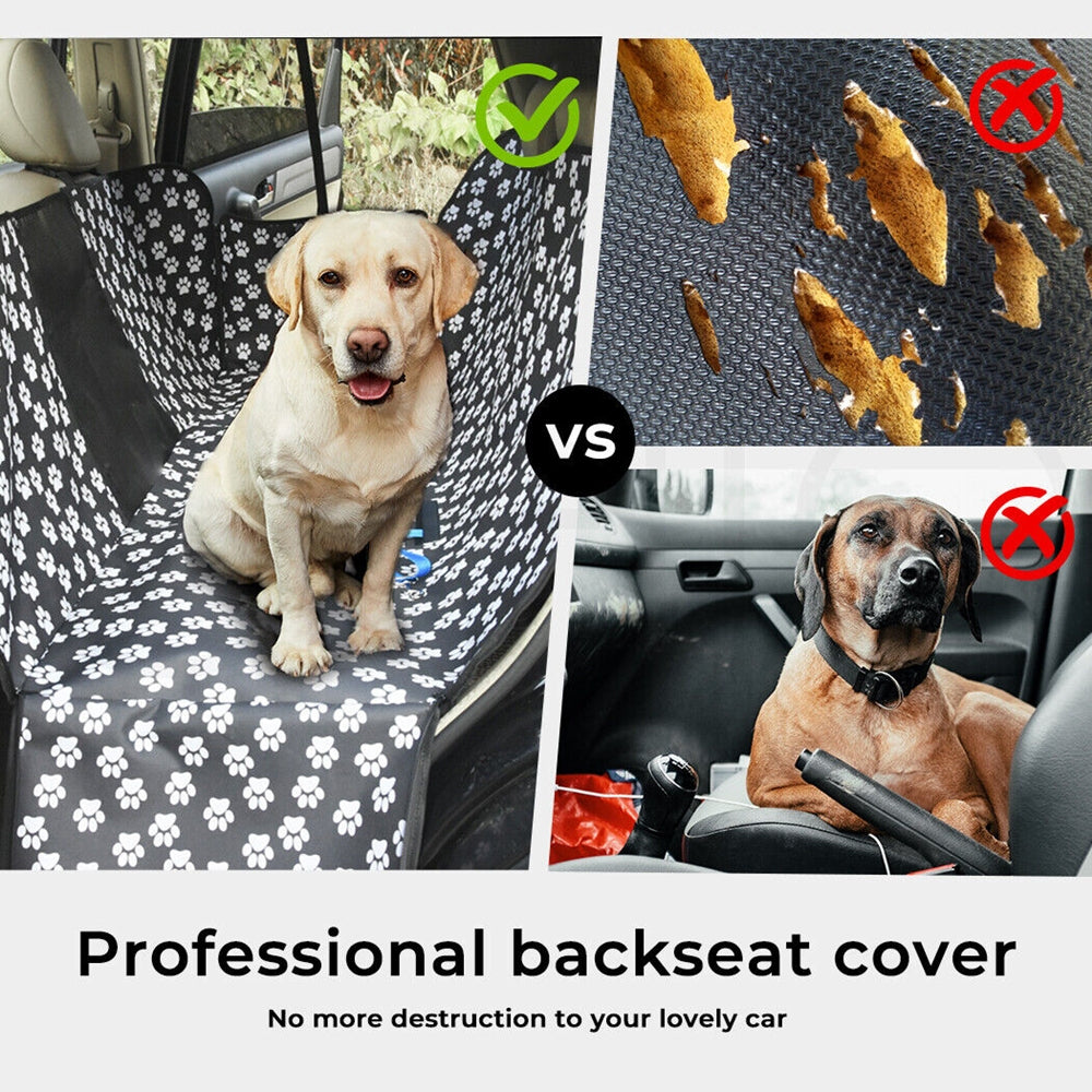 Pet Car Dog Seat Cover Hammock Non-Slip Waterproof Backseat Dirty Protector Mat