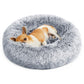 FEANDREA 50cm Dog Bed with Removable Washable Cover Grey