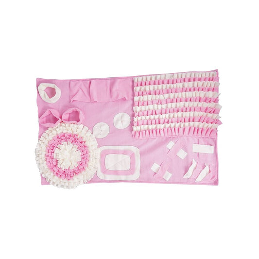 Floofi Snuffle Mats for Pets - Available in Pink/White & Red/Blue