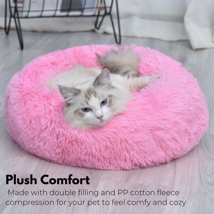 FLOOFI XL 100cm Round Pet Bed: Comfort and Style for Your Pet