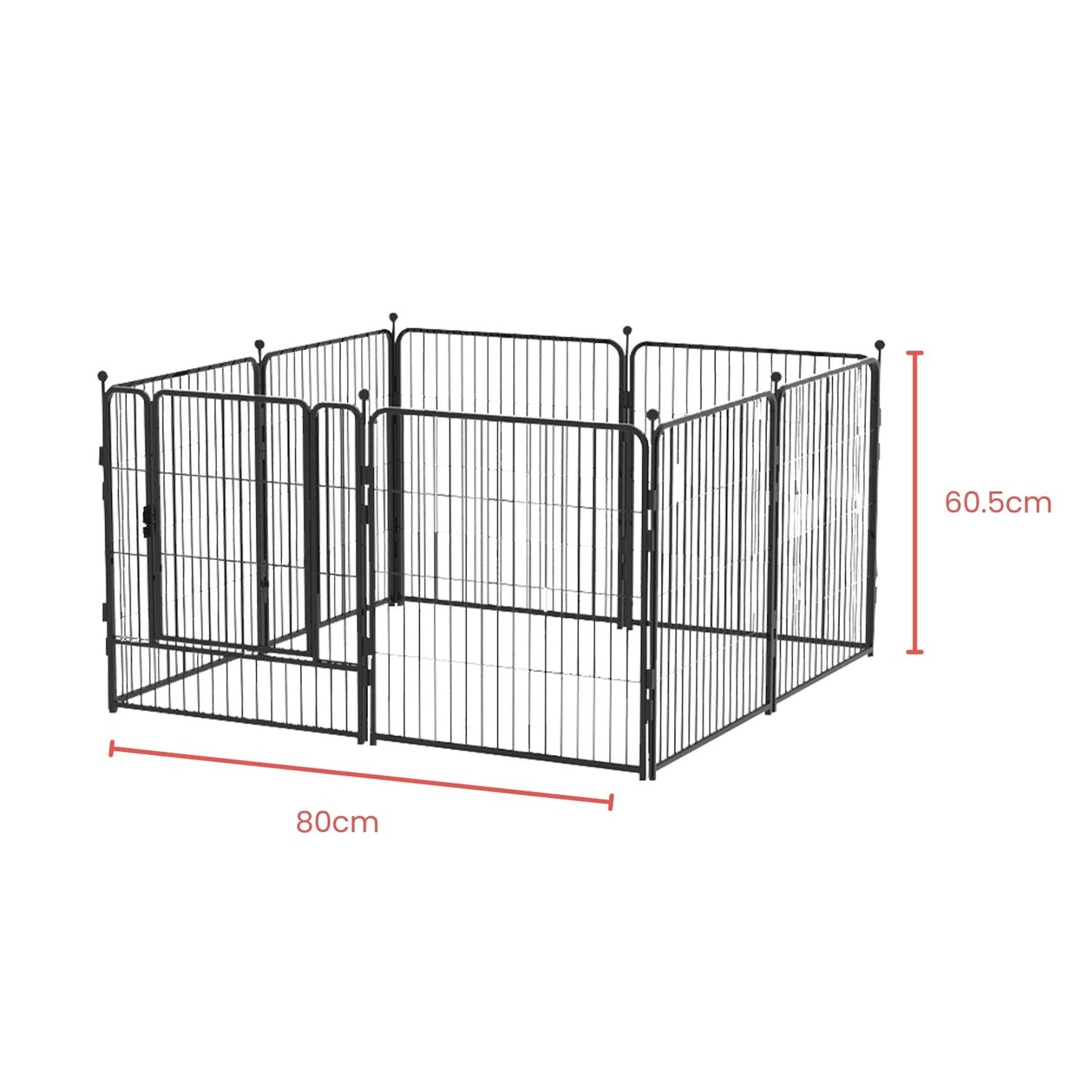 Floofi Thick Model Dog Playpen in 24", 32", and 40" Sizes