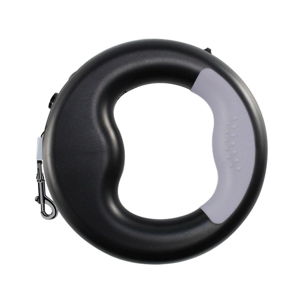 Floofi Doughnut Dog Leash with USB and LED in Black and White