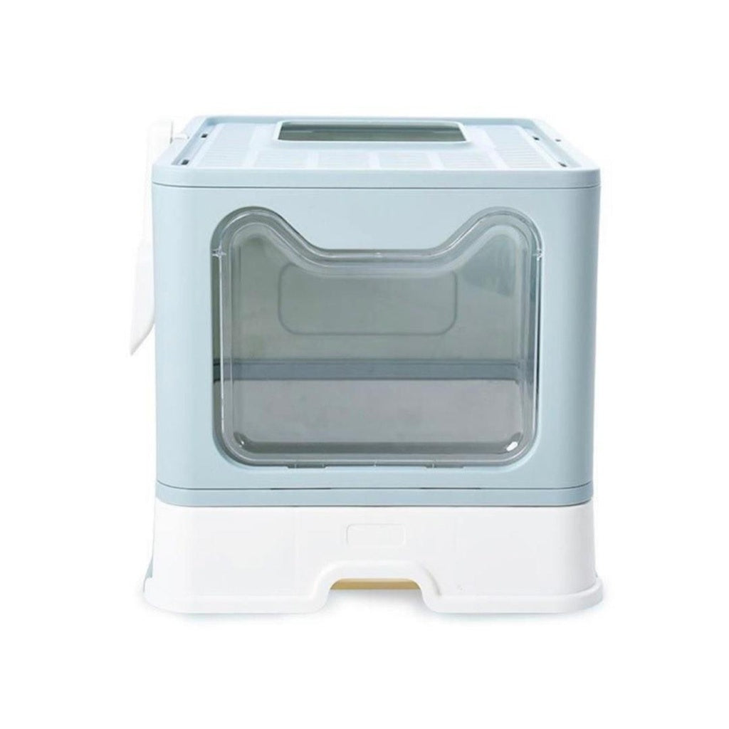 Floofi Foldable Litter Box – Blue, Grey, Pink