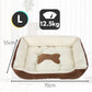 Floofi Pet Bed Bone: Available in various Colors and Sizes.