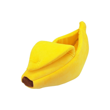 Floofi Banana Pet Bed – Yellow, Sizes S, M, L, XL | PT-PB-200/118/192/196-QQQ