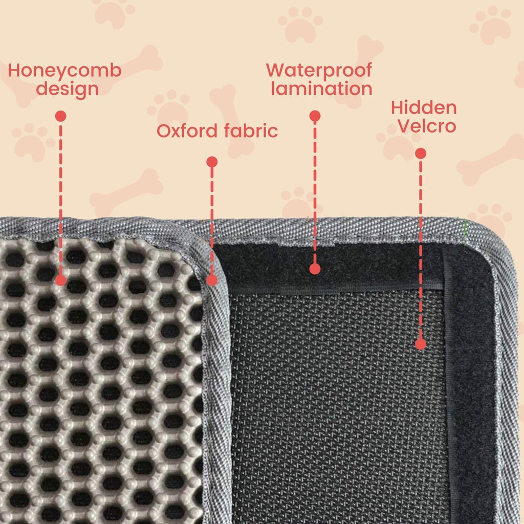 Floofi Litter Mat – Bear, Rectangle, Bone, Cat Shapes