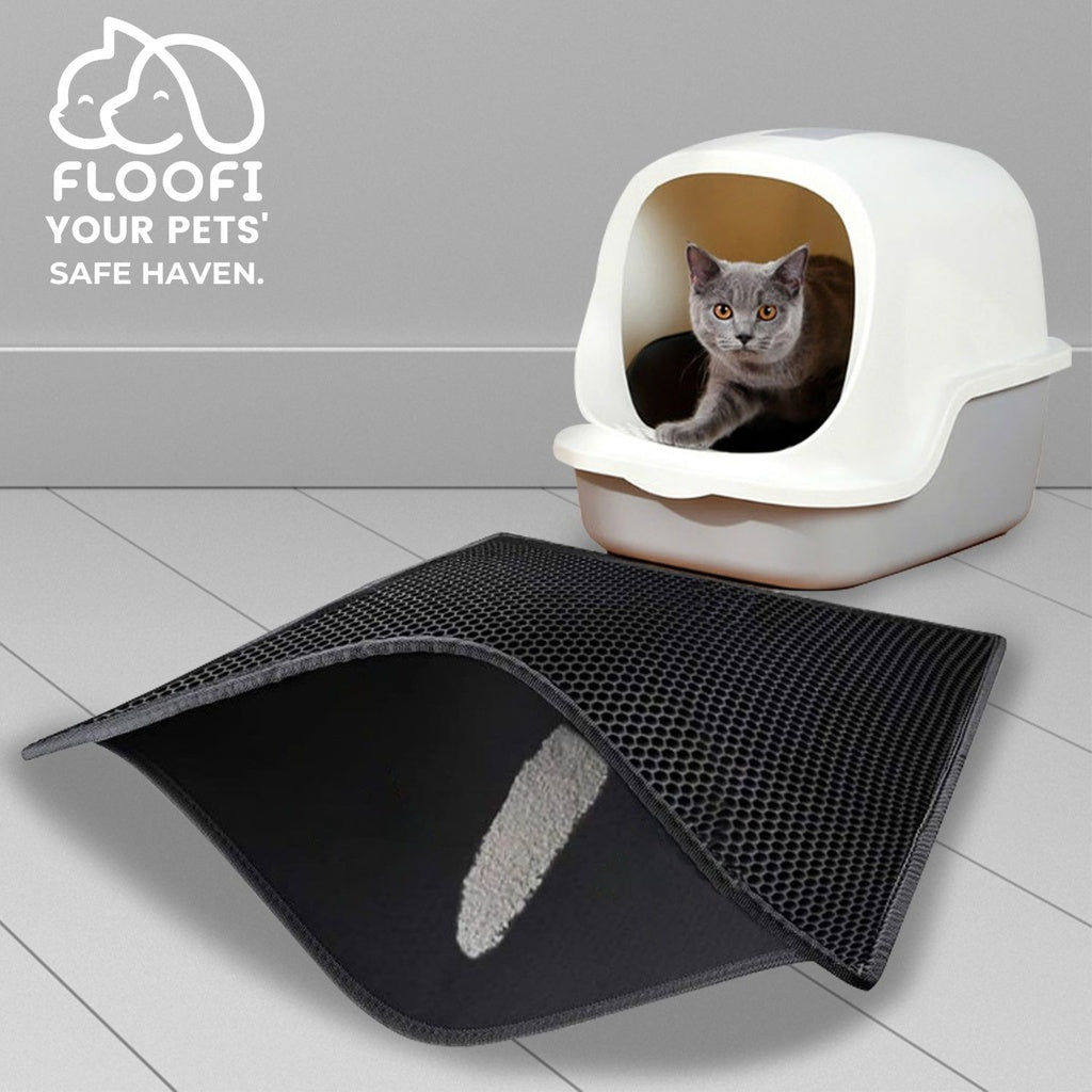 Floofi Litter Mat – Bear, Rectangle, Bone, Cat Shapes