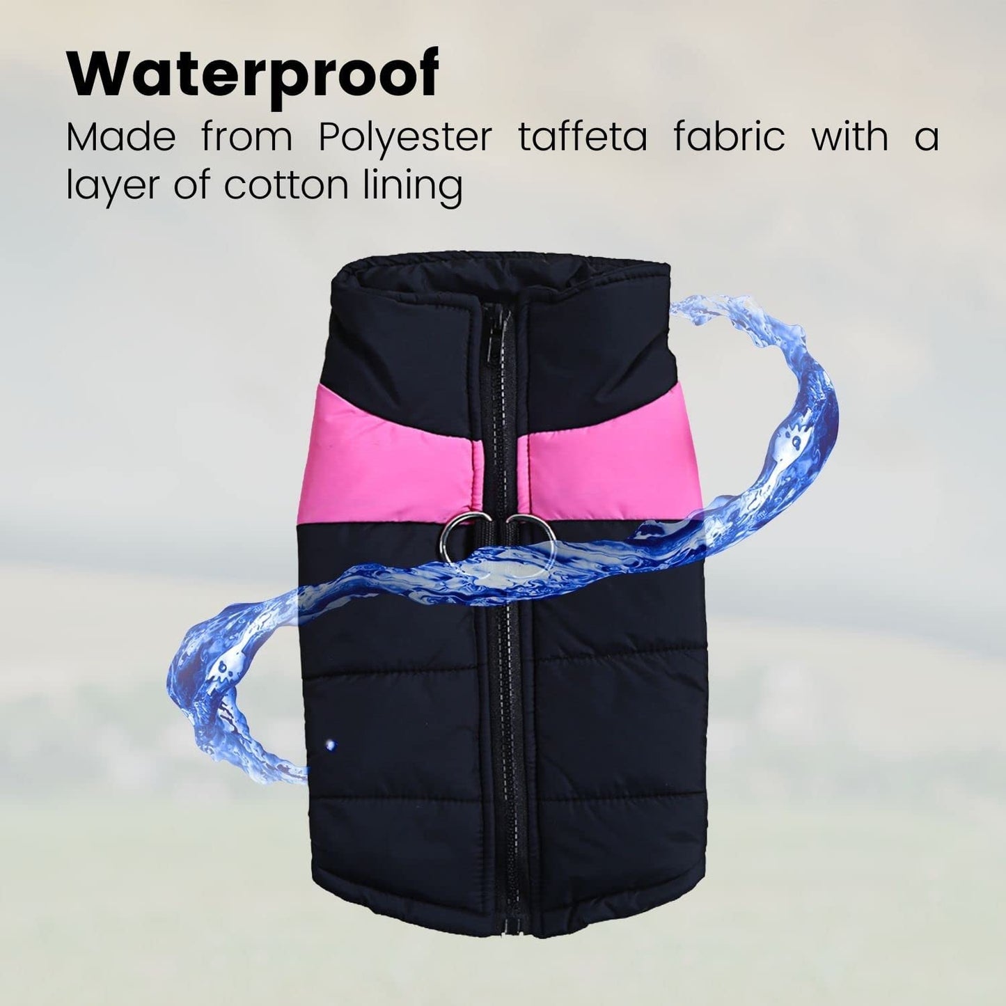 Floofi Pet Winter Vest: Varieties in Colors and Sizes