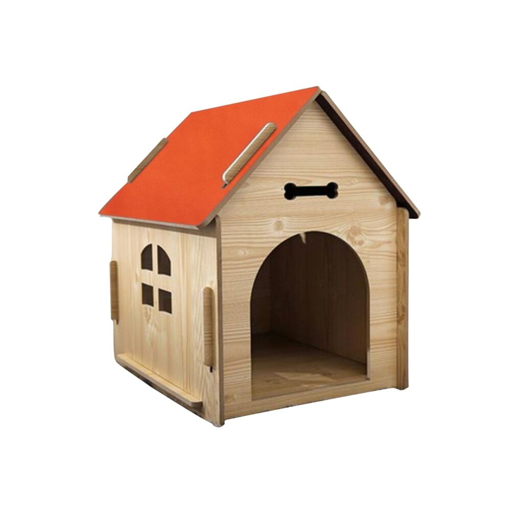 Floofi Wooden Pet House Without Door