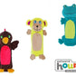 OUTWARD HOUND Bottle Buddy Gigglers Dog Toy - Frog, Monkey, Chicken - Frog