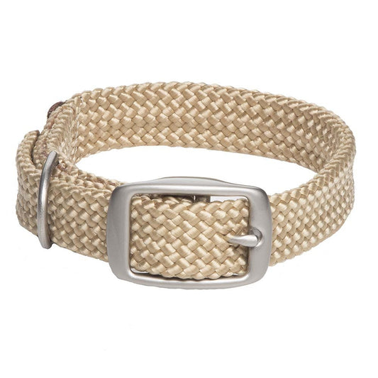 Mendota Doublebraided Collar 18" SAND Nickel Hdw