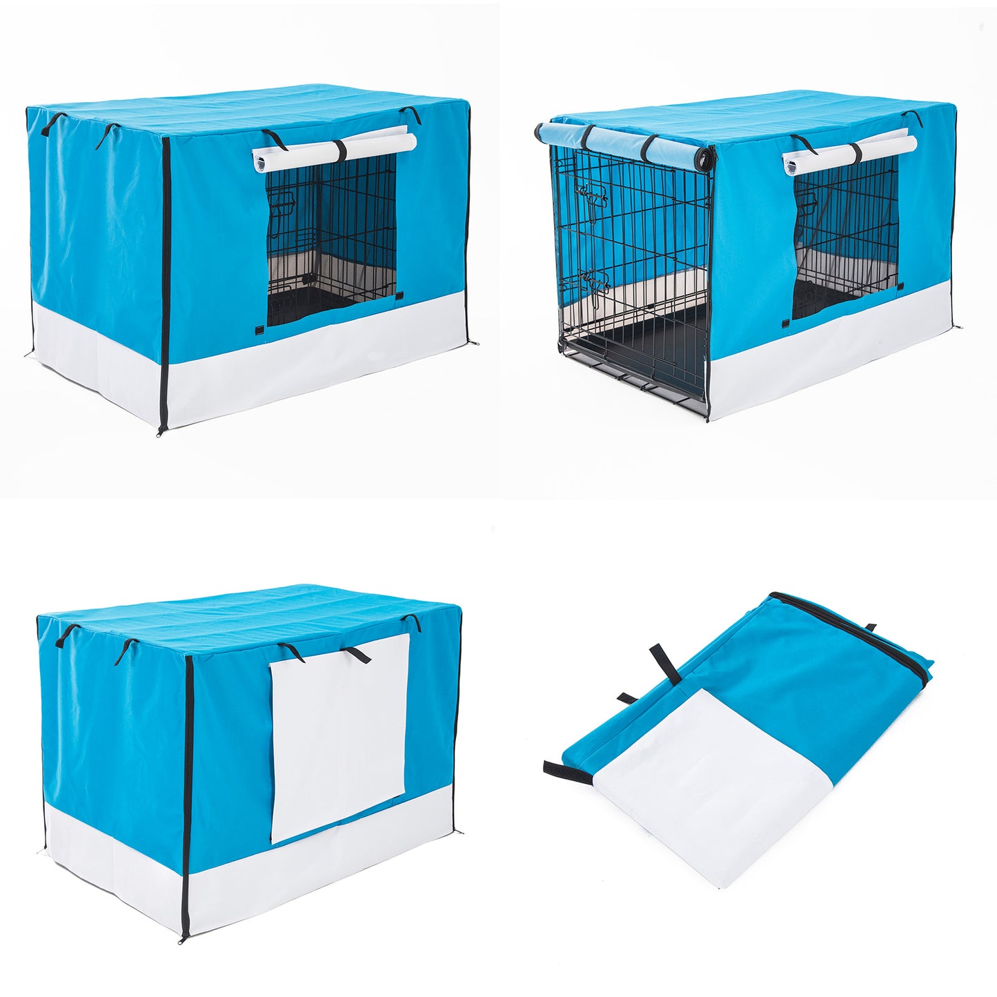 Paw Mate Cage Cover Enclosure for Wire Dog Cage Crate: Various Colors and Sizes