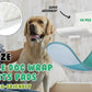 PawPang L Dog Wrap Reusable Male + 10 Ct M Diaper Booster Pads Disposable