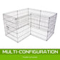 Paw Mate Pet Playpen 8 Panel 24in Foldable Dog Exercise Enclosure Fence Cage
