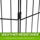 Paw Mate Pet Playpen 8 Panel 36in Foldable Dog Exercise Enclosure Fence Cage
