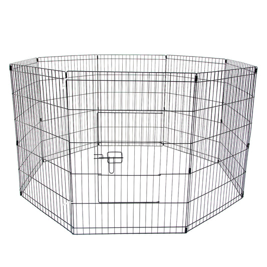 Paw Mate Pet Playpen 8 Panel 42in Foldable Dog Exercise Enclosure Fence Cage