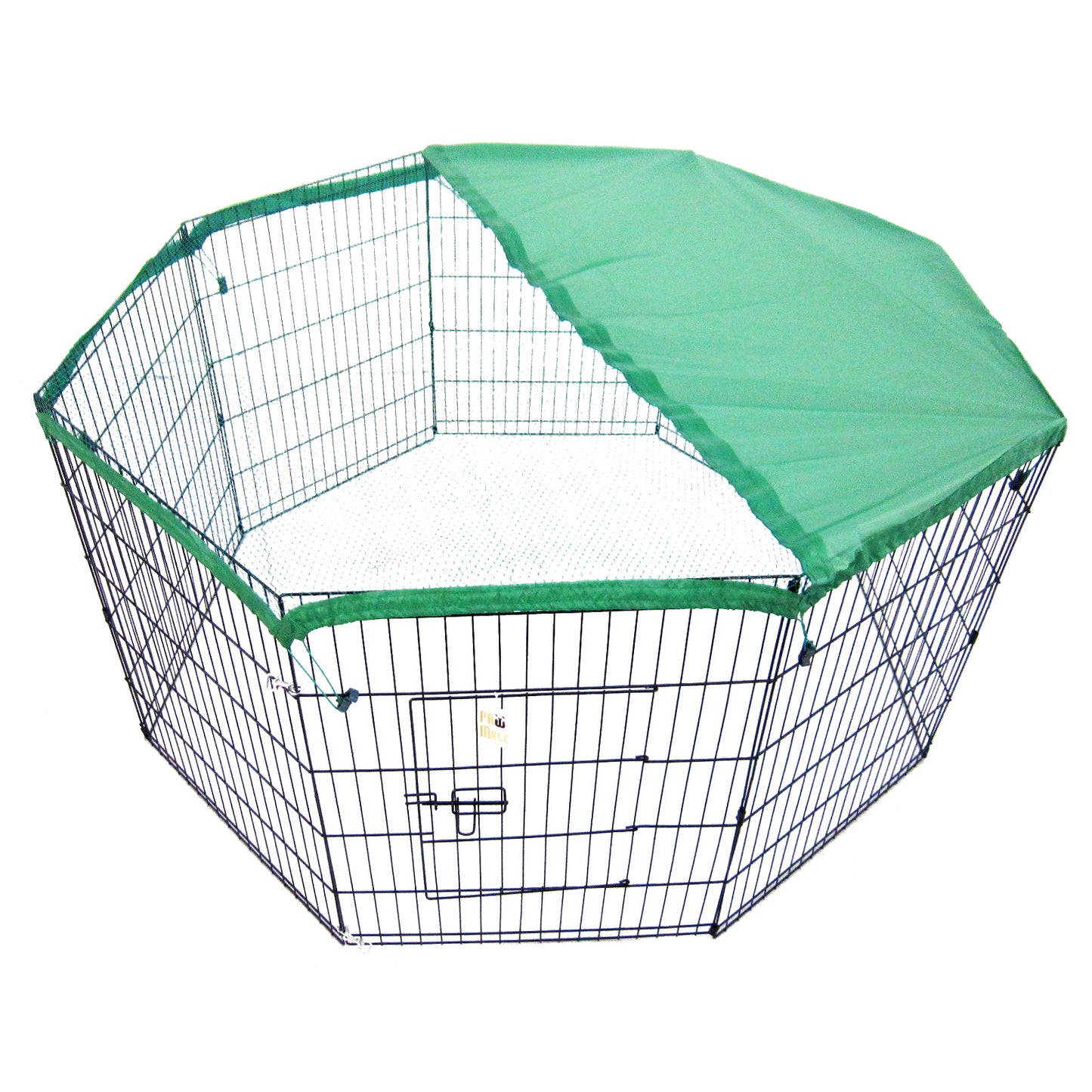 Paw Mate Green Net Cover for Pet Playpen: Dog Exercise Enclosure Fence Cage