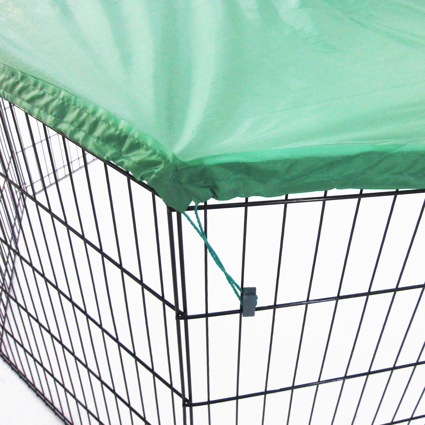 Paw Mate Green Net Cover for Pet Playpen: Dog Exercise Enclosure Fence Cage