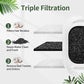 8x Pet Fountain Filter Replacement - Activated Carbon for Automatic Dispensers