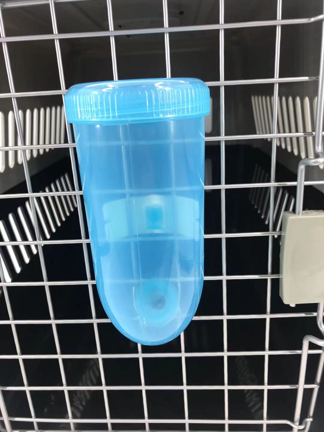 500ml Hanging Pet Water Bottle Dispenser - Blue and Pink Options for Dogs, Cats, Hamsters, and Rabbits