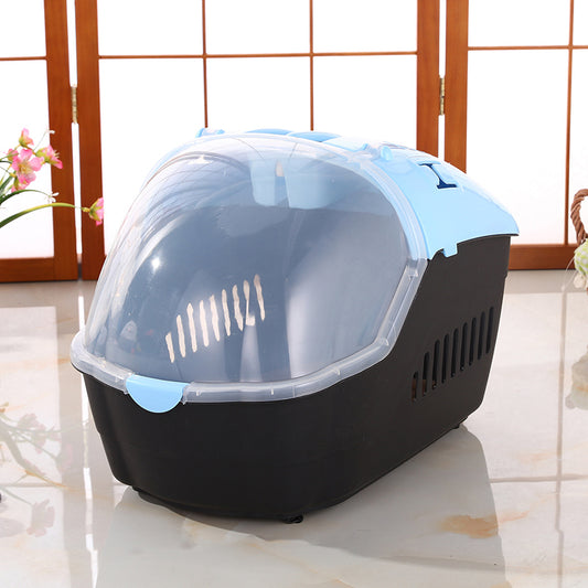 Medium Portable Travel in Comfort: Pet Carrier with Mat for Dogs and Cats