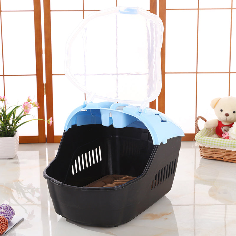 Medium Portable Travel in Comfort: Pet Carrier with Mat for Dogs and Cats