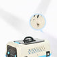 Large Dog Cat Crate Pet Rabbit Carrier Travel Cage With Tray & Window Blue