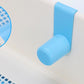 Medium Portable Dog Potty Training Tray Pet Puppy Toilet Trays Loo Pad Mat With Wall Blue