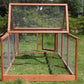 YES4PETS Large Chicken Coop Run Guinea Pig Cage Villa Extension Rabbit Hutch House Pen