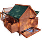 YES4PETS XL Chicken Coop Rabbit Hutch Ferret Cage Hen Chook Cat Kitten House With Run