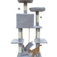 145 cm Cat Scratching Post Tree Scratcher Pole-Little Grey