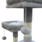 Large Cat Scratching Post Tree Scratcher Pole-Little Grey