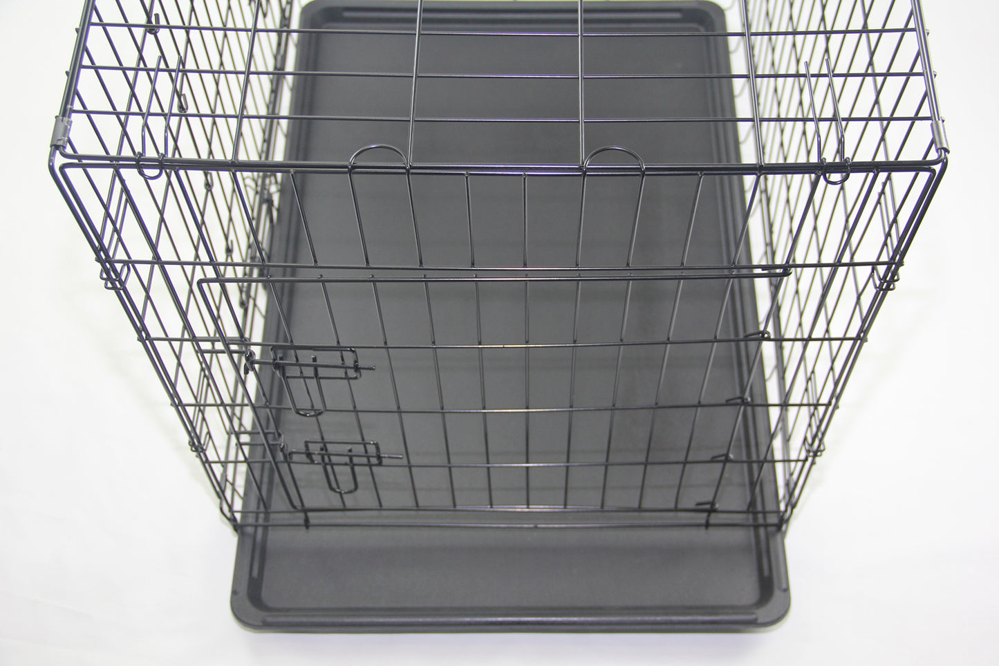 24' Portable Foldable Dog Cat Rabbit Collapsible Crate Pet Cage with Cover