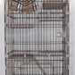 YES4PETS 179 cm Brown Pet 4 Level Cat Cage House With Litter Tray & Wheel 82x57x179 CM