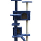 YES4PETS 130 cm Blue Cat Scratching Post Tree  Scratcher Pole-Blue