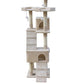 170cm Cat Scratching Post Tree Post House Tower with Ladder Furniture Beige