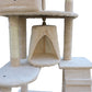 193cm Cat Scratching Tree Post Sisal Pole Scratching Post Scratcher Tower Condo Beige, Green and Blue