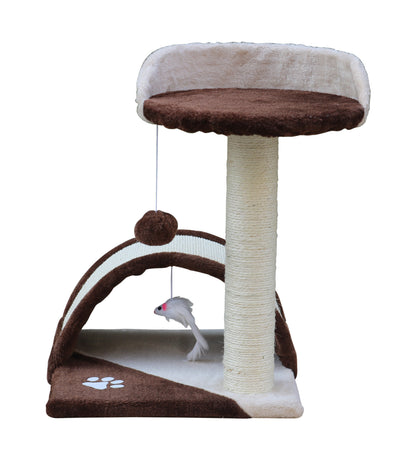 50 cm Cat Scratching Post Tree - Brown, Blue, and Grey Options Available
