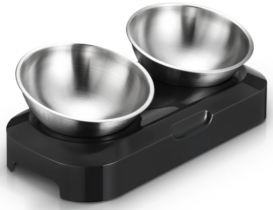 Stainless Steel Anti-Slip Pet Bowl - Portable Water and Food Feeder for Dogs, Cats, and Rabbits