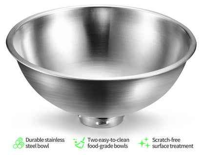 Stainless Steel Anti-Slip Pet Bowl - Portable Water and Food Feeder for Dogs, Cats, and Rabbits