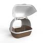 Cat Litter Box Portable Hooded  with Handle & Scoop - Available in Various Colors