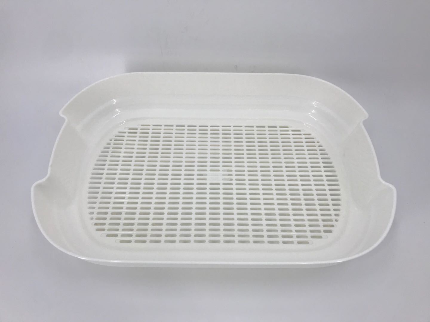 Portable Hooded Cat Toilet Litter Box Tray House with Scoop and Grid Tray