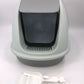 XL Portable Hooded Cat Toilet Litter Box Tray House w Charcoal Filter and Scoop