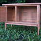 Single Wooden Pet Rabbit Hutch Guinea Pig Cage with Slide out Tray