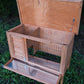 Single Wooden Pet Rabbit Hutch Guinea Pig Cage with Slide out Tray
