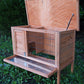 Single Wooden Pet Rabbit Hutch Guinea Pig Cage with Slide out Tray