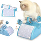 Cat Play Box Kit Pet Toy Kitten Toys Interactive Ball Peek Hunting Toy-Blue