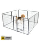 Pet Basic 8 Panel Pet Playpen Exercise Enclosure Cage Puppy Dog 80cm x 80cm