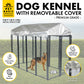 Pet Basic 1.83 x 2.43 x 1.22m Dog Kennel Enclosure Waterproof Lockable Gate