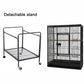 134cm Large Bird Aviary Cage Heavy Duty Parrot Budgie Parakeet Cockatoo Perch Cage Storage Shelf